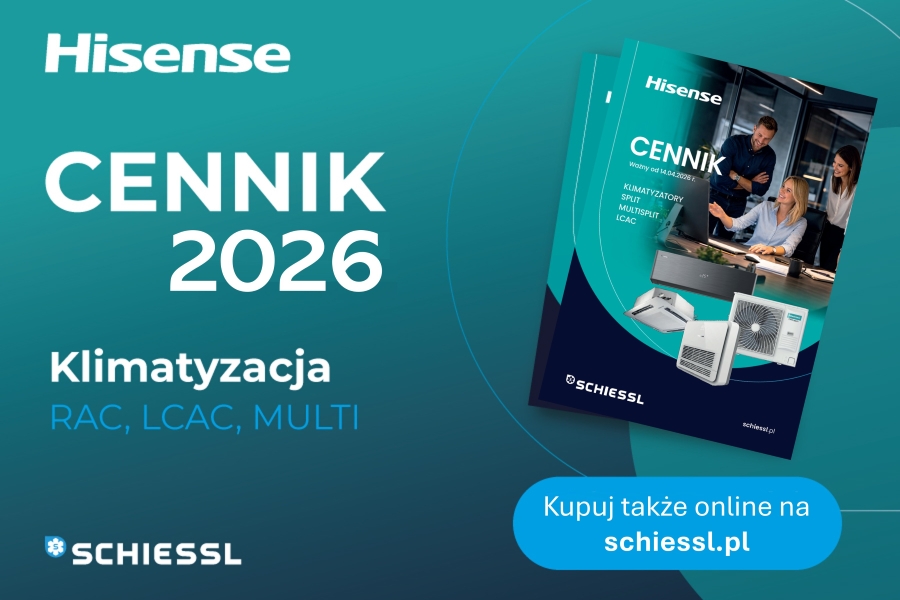 okładka cennika klimatyzacji Hisense RAC, LCAC, MULTI 2026